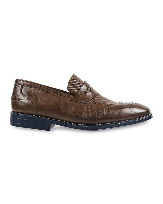 Sandro Moscoloni Maestro Embossed Leather Penny Loafers