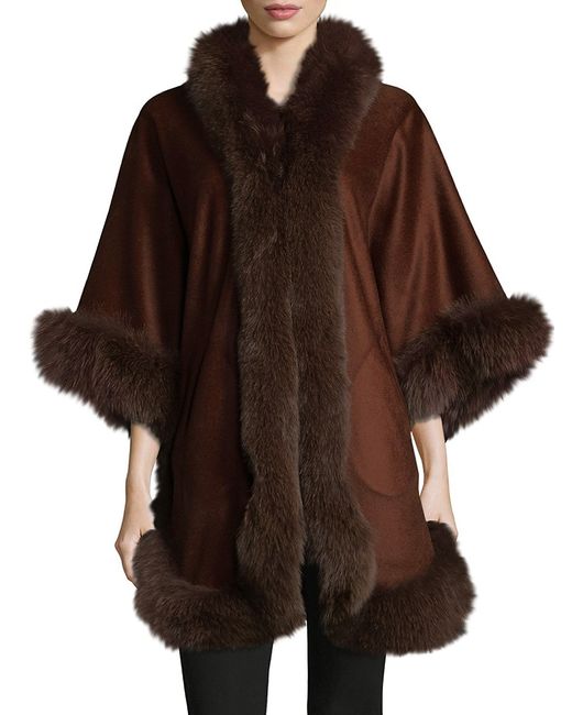Wolfie Furs Premium Full Dyed Fox Fur Perimeter Cape