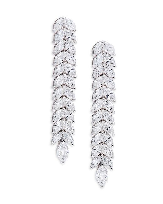 Badgley Mischka 14K 5 TCW Lab-Grown Diamond Dangle Earrings