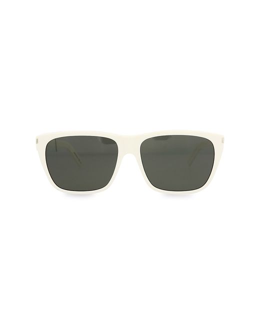 Saint Laurent 57MM Square Sunglasses