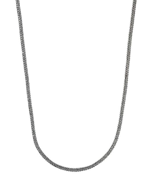 Eli Pebble Sterling Tulang Naga Chain Necklace