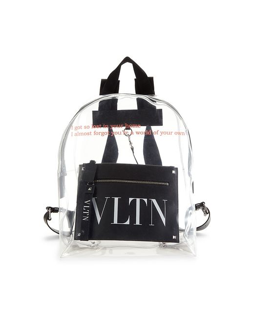 Valentino Garavani Transparent PVC Backpack