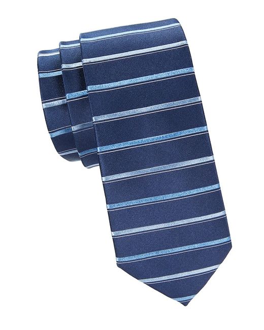 Saks Fifth Avenue Stripe Silk Tie