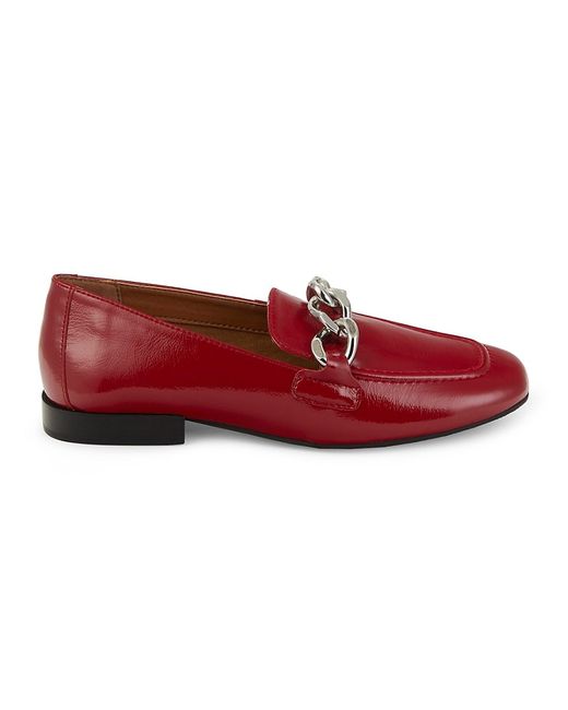 Donald J Pliner Chain Leather Loafers