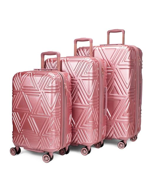 Badgley Mischka Expandable 3-Piece Luggage Set