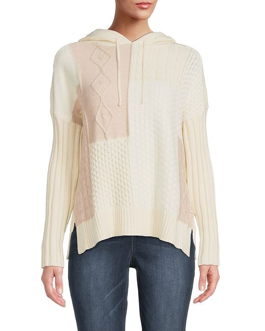 Central Park West Reese Mixed Knit Sweater