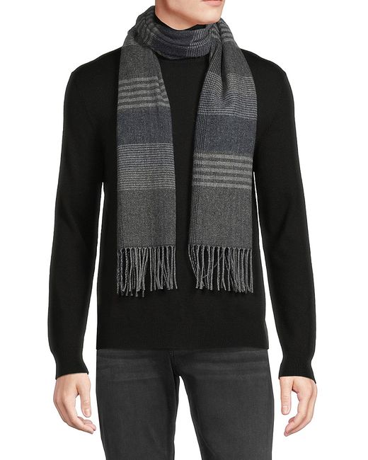 Fraas Checked Cashmere Scarf