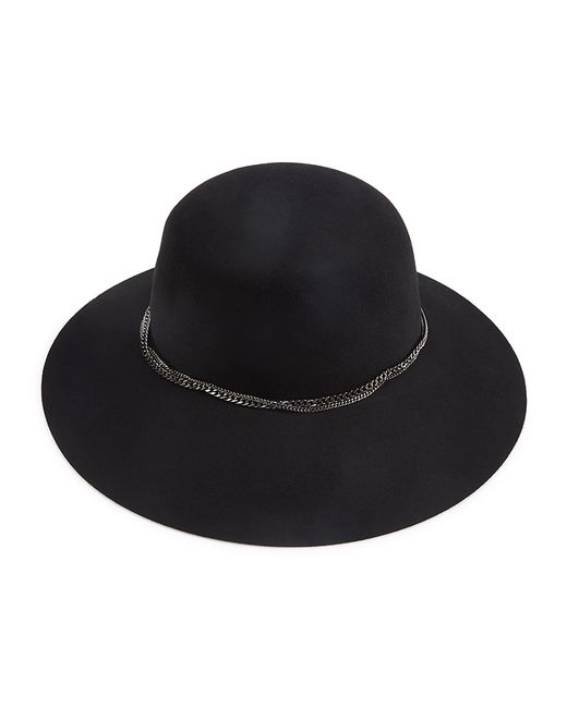 Saks Fifth Avenue Solid Wool Fedora Hat