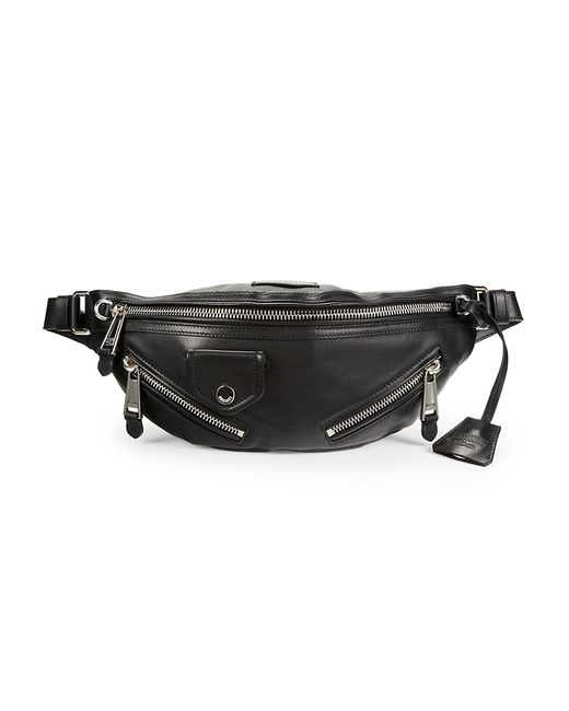 Moschino Moto Leather Belt Bag