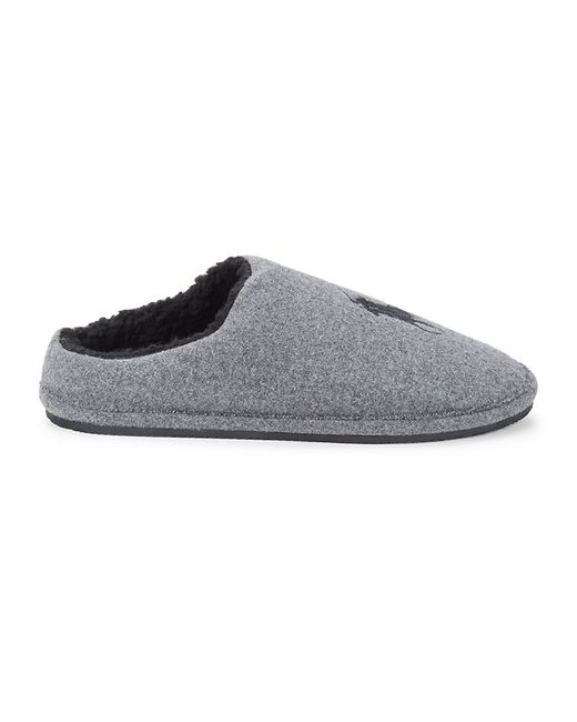 Polo Bensi Logo Faux Fur Lined Slippers