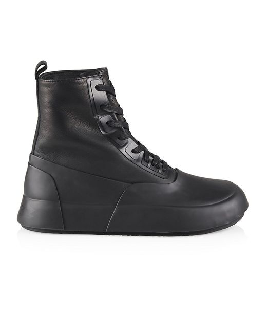 Ambush Leather Mix High-Top Sneakers 41 8