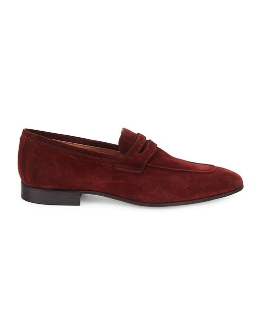 Saks Fifth Avenue Made in Italy Suede Penny Loafers