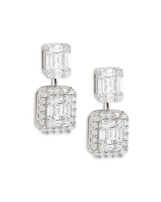 Effy Hematian 18K 0.98 TCW Diamond Drop Earrings