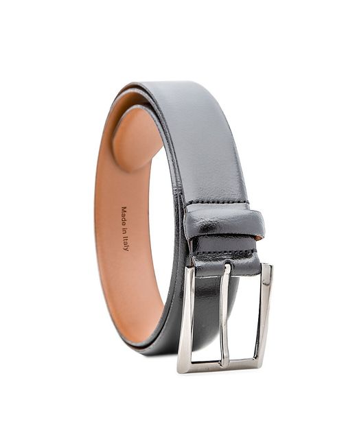 Made in Italy Grain Leather Dress Belt
