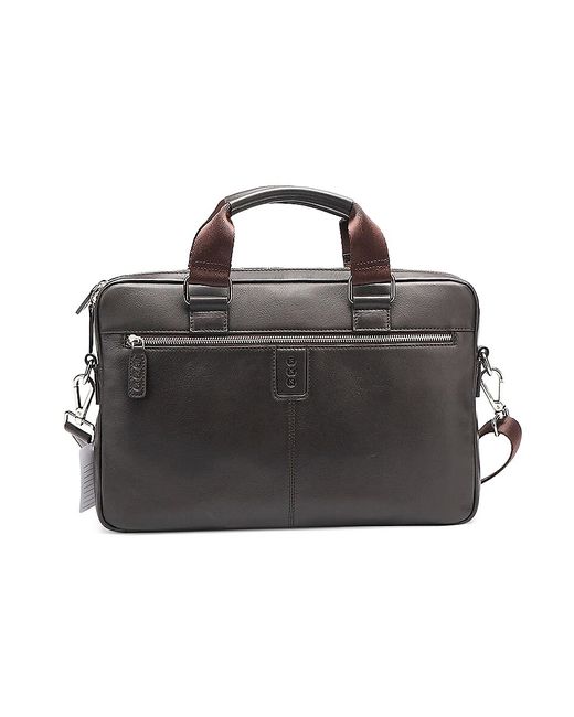 Pino by PinoPorte Textured Leather Messenger Bag