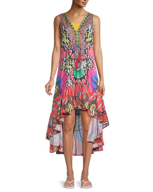 Ranee's Butterfly High-Low Coverup Dress