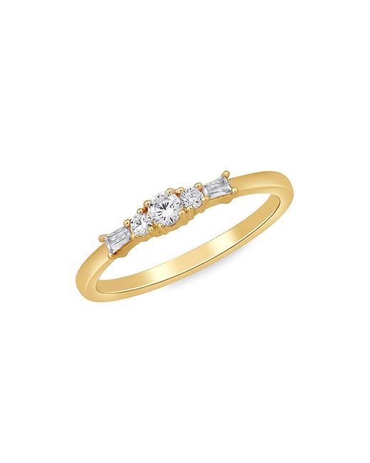 Verifine Demi Fine Audrey 18K Goldplated 0.2 TCW Diamond Ring