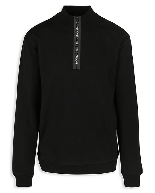 McQ Alexander McQueen Logo Half Zip Sweatshirt