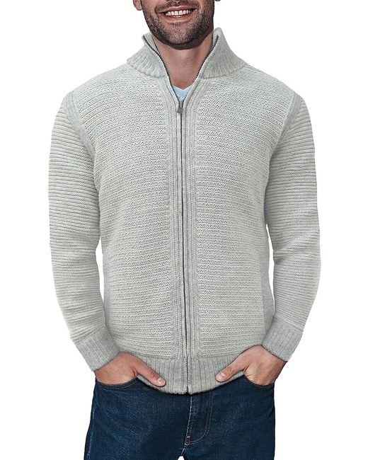 X Ray Fleece Lined Zip Up Sweater