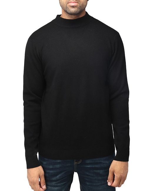 X Ray Solid Mockneck Sweater