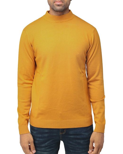 X Ray Solid Mockneck Sweater