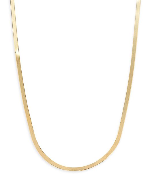 Saks Fifth Avenue Made in Italy 14K Herringbone Chain Necklace/16