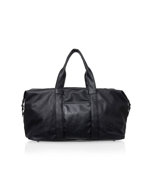 X Ray Pebbled Faux Leather Duffel