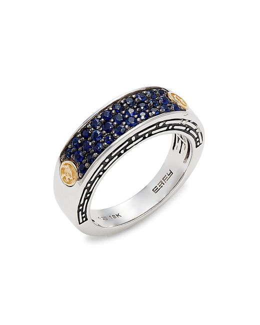 Effy Sterling 18K Yellow Gold Sapphire Band Ring