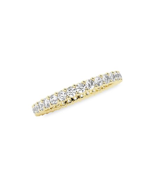 Saks Fifth Avenue Build Your Own Collection 14K Gold Lab Grown Round Diamond Eternity Band