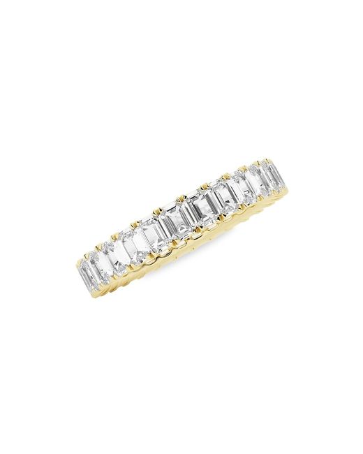 Saks Fifth Avenue Build Your Own Collection 14K Gold Lab Grown Emerald Cut Diamond Eternity Band