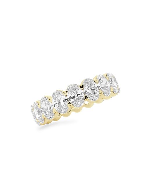 Saks Fifth Avenue Build Your Own Collection 14K Gold Lab Grown Oval Diamond Eternity Band