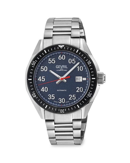 Gevril Ascari 42MM Swiss Automatic Stainless Steel Bracelet Watch