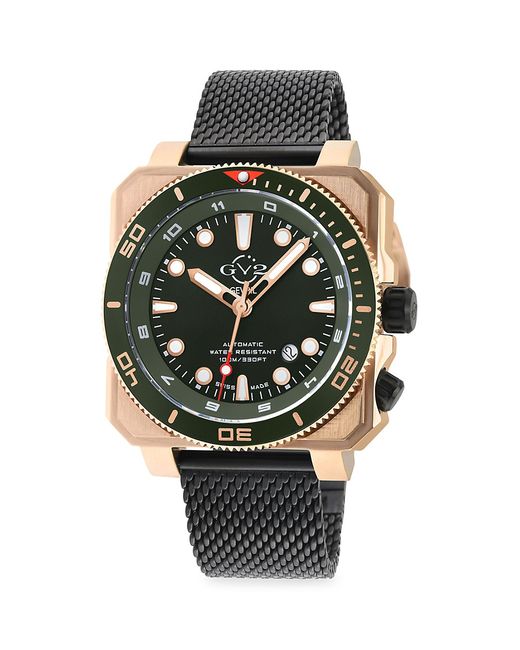 Gv2 XO Submarine 44MM Two Tone Stainless Steel Bracelet Watch