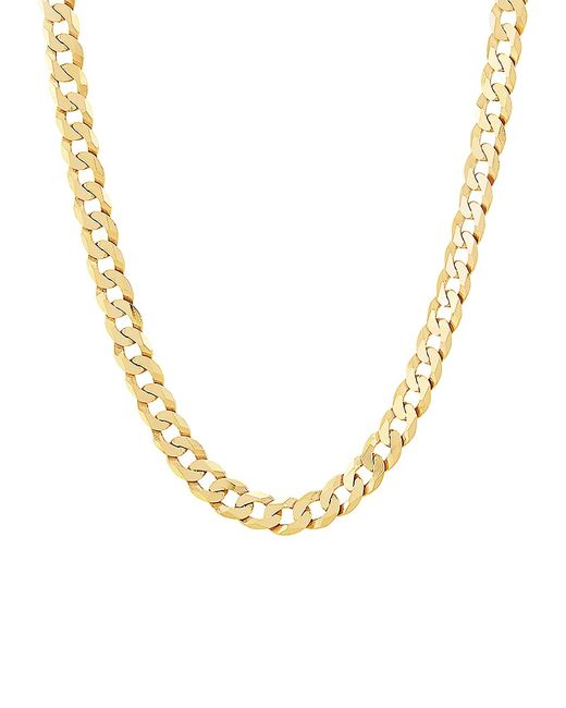 Saks Fifth Avenue Made in Italy 14K Goldplated Sterling Curb Chain Necklace/24