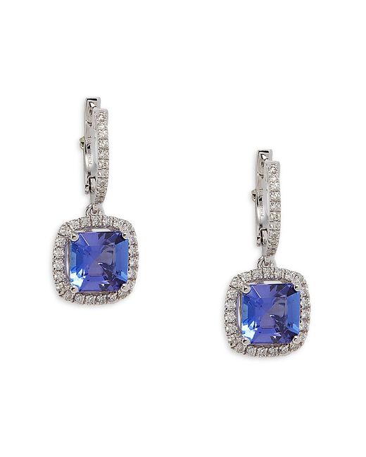 Effy Hematian 18K Tanzanite Diamond Drop Earrings