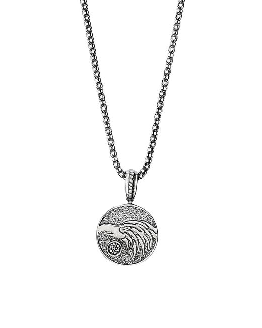 Eli Pebble Sterling Silver Spinel Pendant Necklace