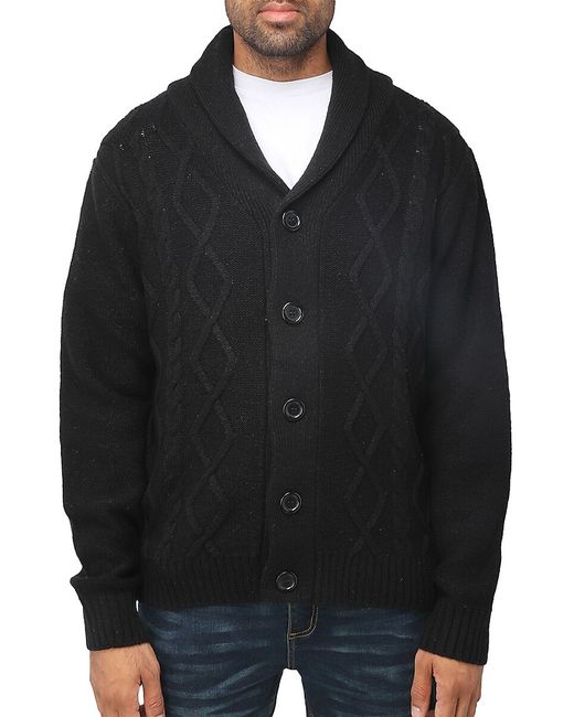 X Ray Cable Knit Cardigan