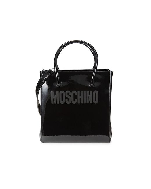 Moschino Patent Leather Mini Satchel