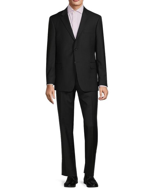 Saks Fifth Avenue Modern Fit Wool Blend Suit