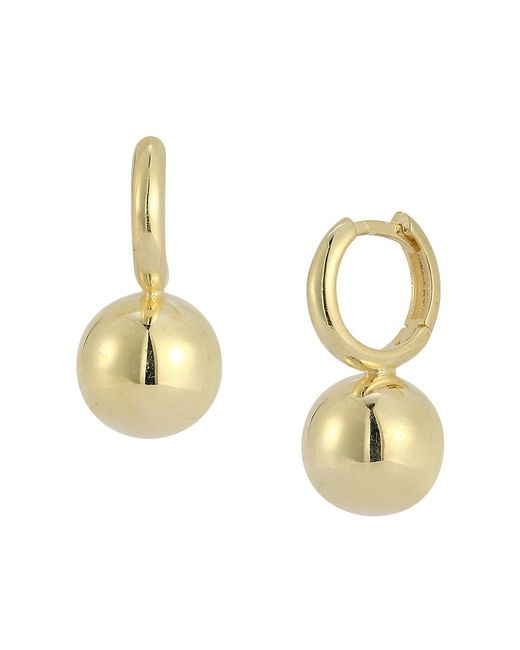 Sphera Milano 14K Goldplated Sterling Ball Huggie Hoop Earrings