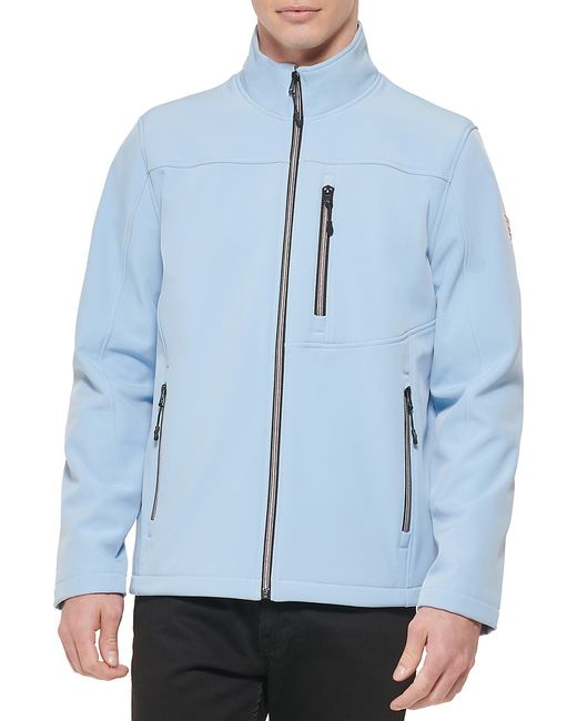 Guess Solid Zip Up Jacket