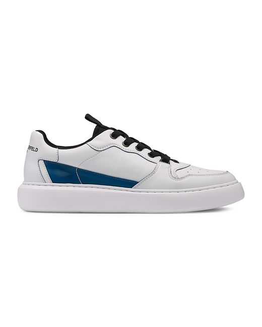 Karl Lagerfeld Two Tone Leather Sneakers