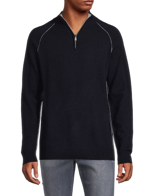 Naadam Wool Cashmere Half Zip Sweater