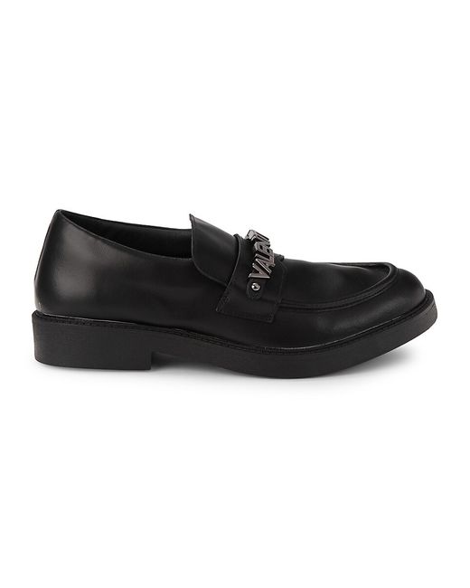 Valentino Bags by Mario Valentino Logo Leather Loafers
