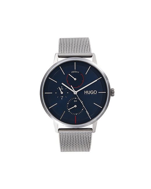 Hugo Hugo Boss 43MM Stainless Steel Bracelet Chronograph Watch