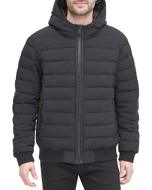Dkny Quilted Classic Fit Puffer Jacket