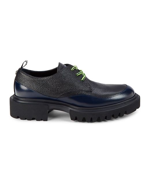 John Richmond Textured Leather Derby Shoes