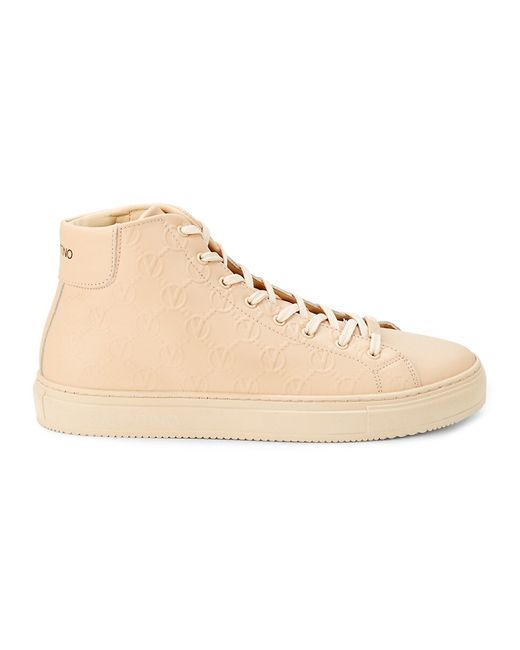 Valentino Bags by Mario Valentino Vince Monogram Leather High Top Sneakers