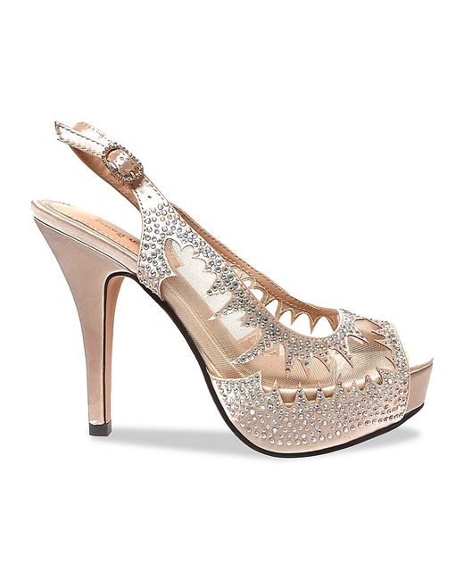 Lady Couture Dream Embellished Platform Sandals 35 5