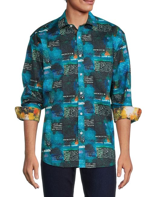 1 Like No Other 1.Like No Other Contrast Cuff Button Down Shirt